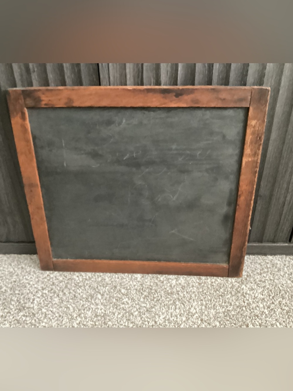 Antique 1880-1920 Antique Teacher’s desktop Slate board, large format (rare).